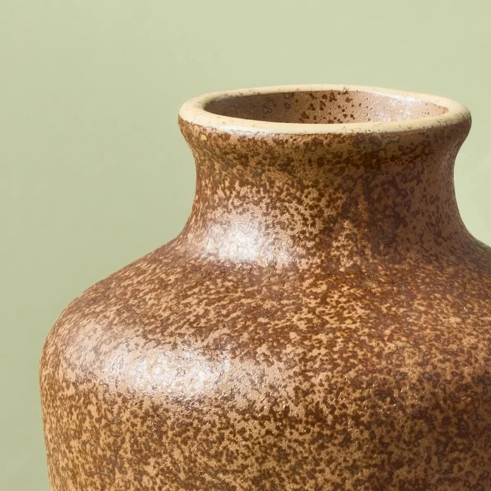 Ceramic Bud Vase Brown Speckled - Hearth & Hand Magnolia, Target Fall‎ 2025